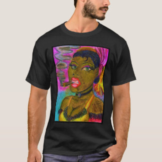 Dame, die eine Zigarre raucht T-Shirt