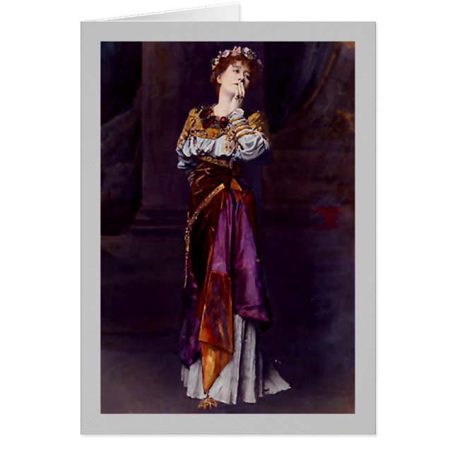 Dame Ellen Terry en tant qu'Imogen - Alma-Tadema (Devant)
