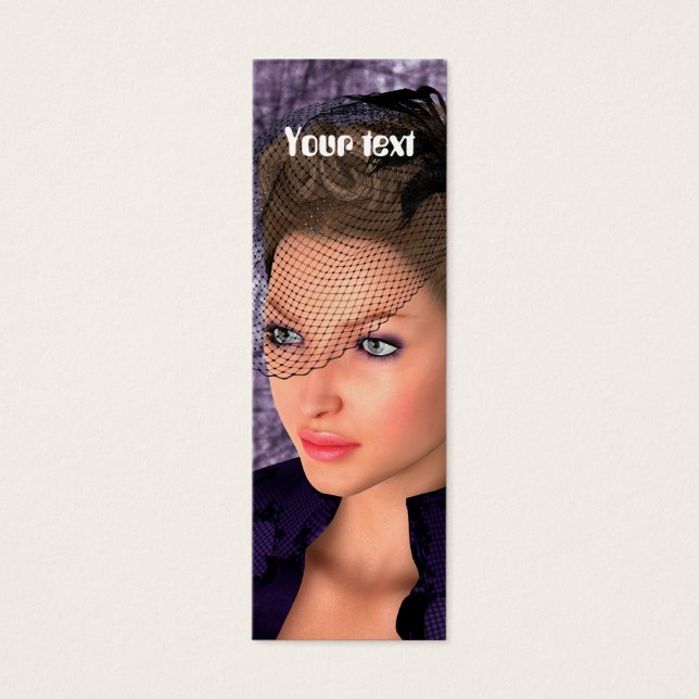 Dame en violet (Devant)