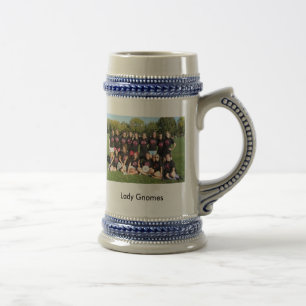 Dame Gnomes Beer Stein Bierglas