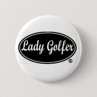 Dame Golfer Round Button