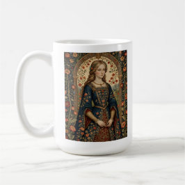 Dame im Garten, mittelalterliche Illustration/Rena Kaffeetasse
