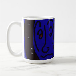Dame im Winter Kaffeetasse