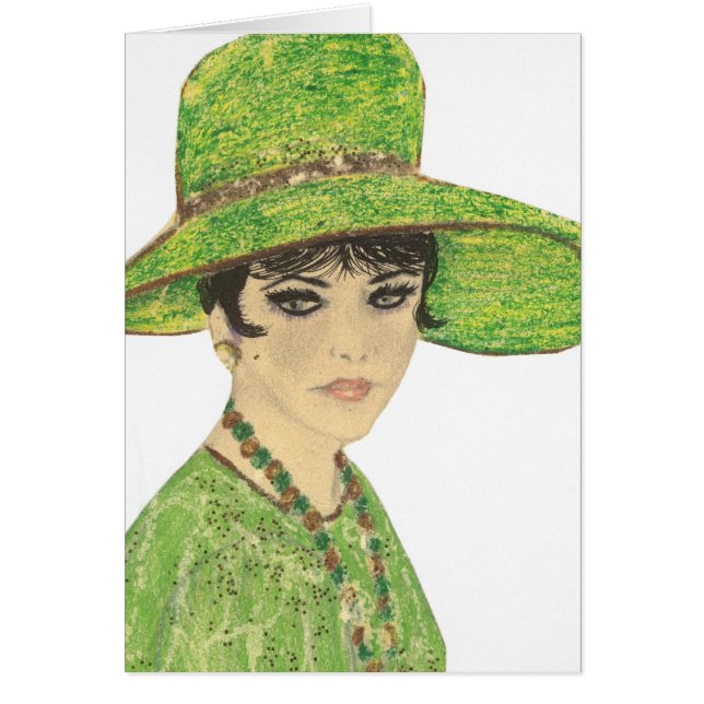 Dame In Green (Vorne)