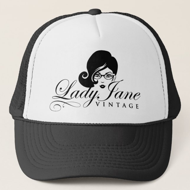 Dame Jane Vintage Trucker Hat Truckerkappe (Vorderseite)