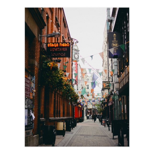 Dame Lane Dublin - Fotografie Poster (Vorderseite)