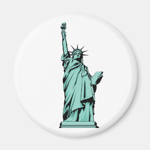 Dame Liberty Magnet