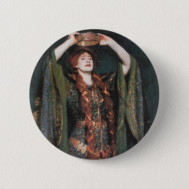 Dame Macbeth Button (Vorderseite)