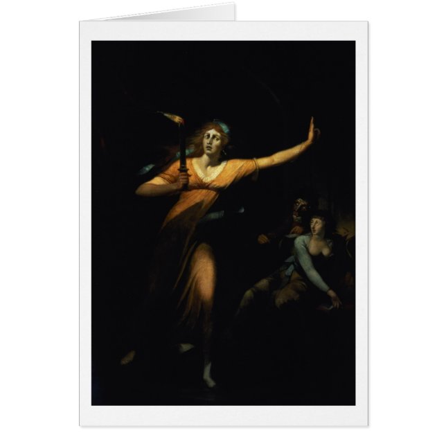 Dame Macbeth Sleepwalking, 1783 (Öl auf Leinwand) (Vorne)