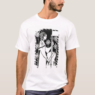 Dame mit Cello, von "Le Morte d'Arthur" ` (litho) T-Shirt