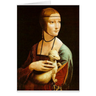 Dame mit einem Ermine durch Leonardo da Vinci C.