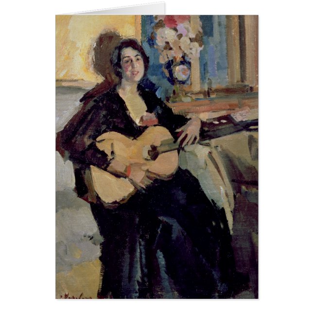Dame mit einer Gitarre, 1911 (Vorne)