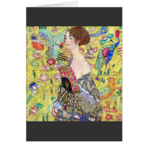 Dame mit Fächer durch Gustav Klimt