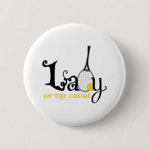 Dame Of The Court Button