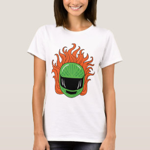Dame Rider - Grün T-Shirt