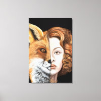 Dame Rusée - Toile de Visage Imprimée - Art de Pei