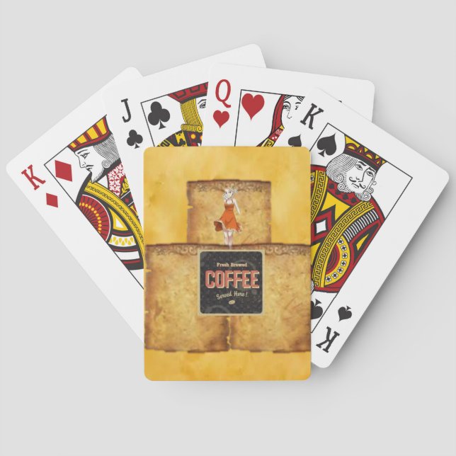 Dame Spielkarten Deck (Rückseite)