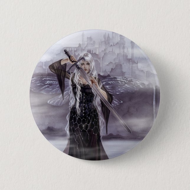 Dame von Avalon Abzeichen/Knopf Button (Vorderseite)
