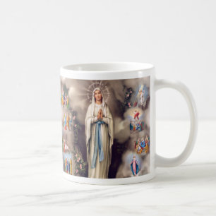 Dame von Lourdes Kaffeetasse