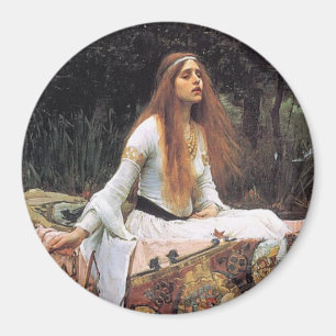 Dame von Shalott Magnet
