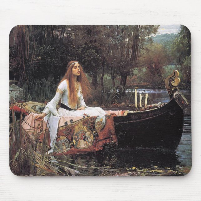 Dame von Shalott Mousepad (Vorne)