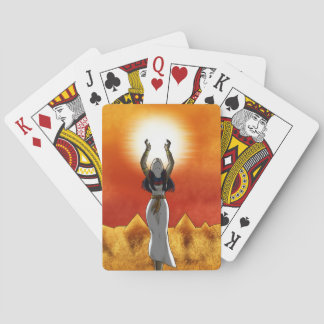 Dame von Spielkarten Sun