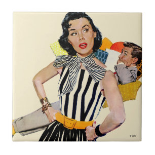 Dame Was Insulted Fliese