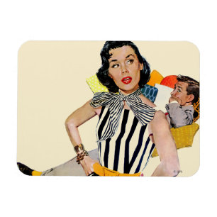 Dame Was Insulted Magnet