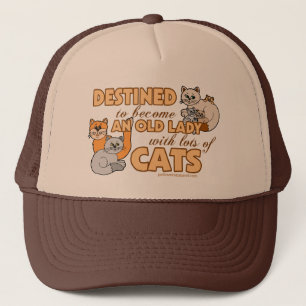 Dame With Lots der Katzen Truckerkappe