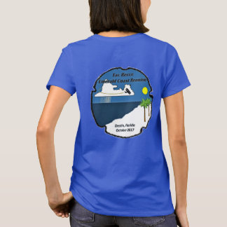 Damen #1 Tac Recce -- Strand-Ansicht-an Rückseite T-Shirt