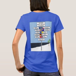 Damen #2 Tac Recce -- des Wegweisers Rückseite an T-Shirt