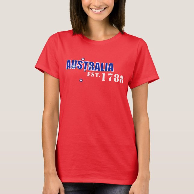 Damen Australien, Est. Shirt 1788 (Vorderseite)