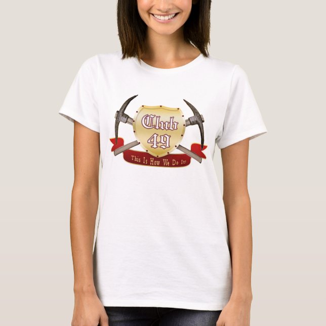 Damen-Baby des Verein-49 - Puppe (angepasst) T-Shirt (Vorderseite)