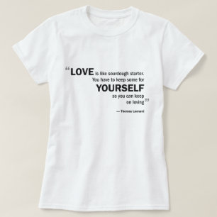 Damen-Baby - Puppe T - 'Liebe ist wie Sauerteig… " T-Shirt