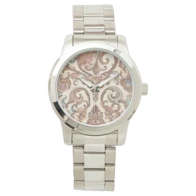 Damen beobachten, klassisches Elegant, Rose Gold M Armbanduhr (Vorderseite)