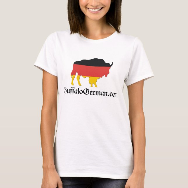 Damen-Bison-Logo-T - Shirt (Vorderseite)