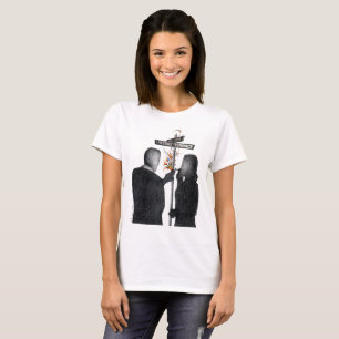Damen-Blockwagen u. Bacall großer Schlaf T-Shirt