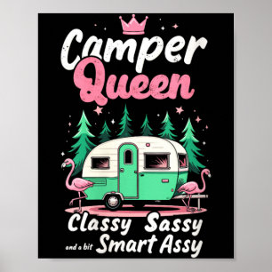 Damen Camper Queen Cly Sy Ein bisschen Smart Y Gla Poster