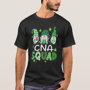Damen Cna Squad Gnomies St Patricks Day Krankensch T-Shirt