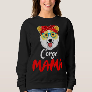Damen Corgi Mama Cute Hundemama Sweatshirt