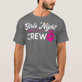 Damen Crew Mädchen Nachtfrauen Party Bride1464 T-Shirt