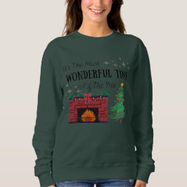 Damen-Crewneck Die wunderbarste Zeit des Jahres Sweatshirt