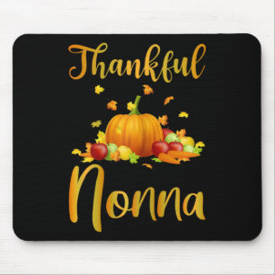 Damen dankbare Nonna lustige passende Familie Dank Mousepad
