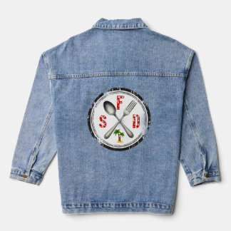 Damen-Denimjacke Jeansjacke