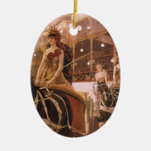 Damen der Wagen (alias Zirkus) von James Tissot Keramikornament