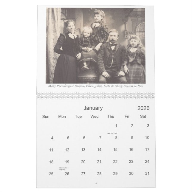 Damen des Prendergast, Brown, Cassidy, Gurnett Kalender (Jan 2026)