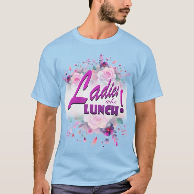 Damen, die das T-Shirt essen (Vorderseite)