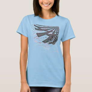 Damen, die T-Stück bluten T-Shirt
