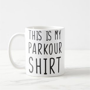 Damen Dies Ist Mein Parkour-Shirt Lustiger Parkour Kaffeetasse