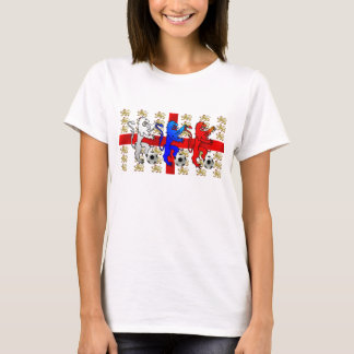 Damen drei Löwen England-Baby - Puppen-Shirt T-Shirt